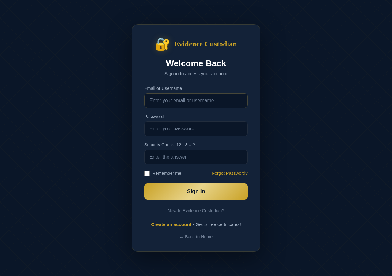 Login form labelled Email or Username